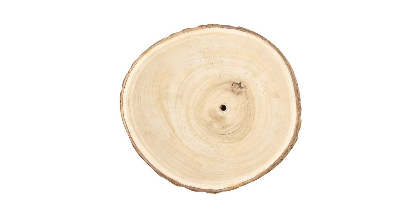 Paulownia Wood Slice Round 12-3/4"