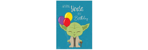 Yoda Best Birthday Birthday Card
